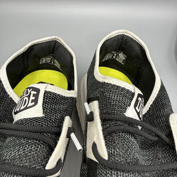 Hey Dude Sirocco Sport Mode Black Mesh Slip-On Casual Shoes Men's Size 13 - Picture 13 of 14